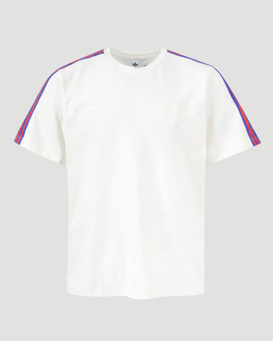 Adidas Originals x Wales Bonner SET-IN T-SHIRT IN WHITE — front view