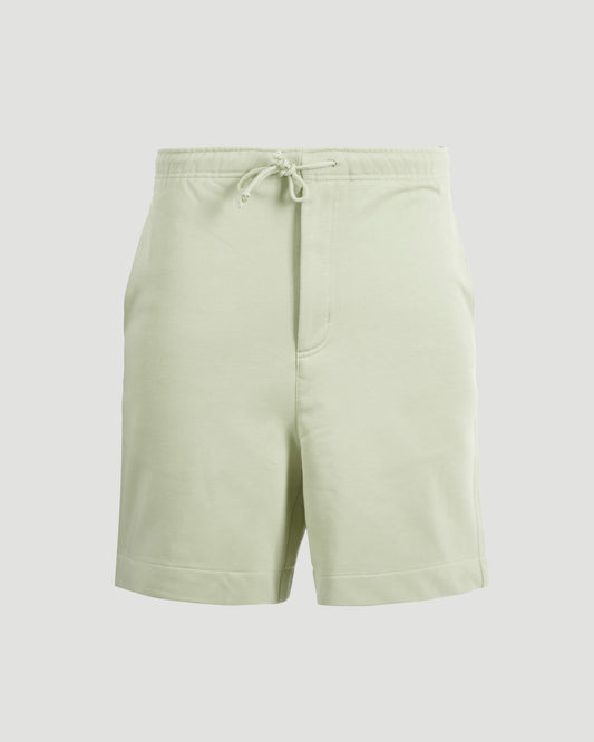 French Terry Shorts in Light Green