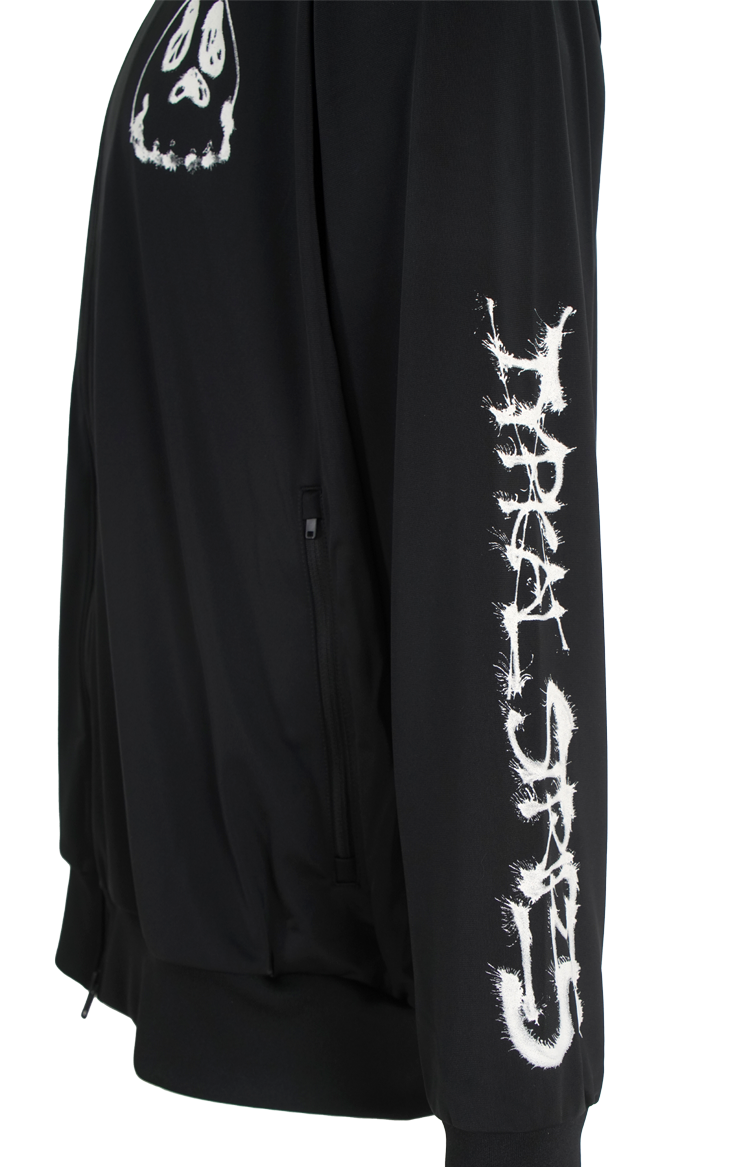 Chito Grapphic Track Top in Black