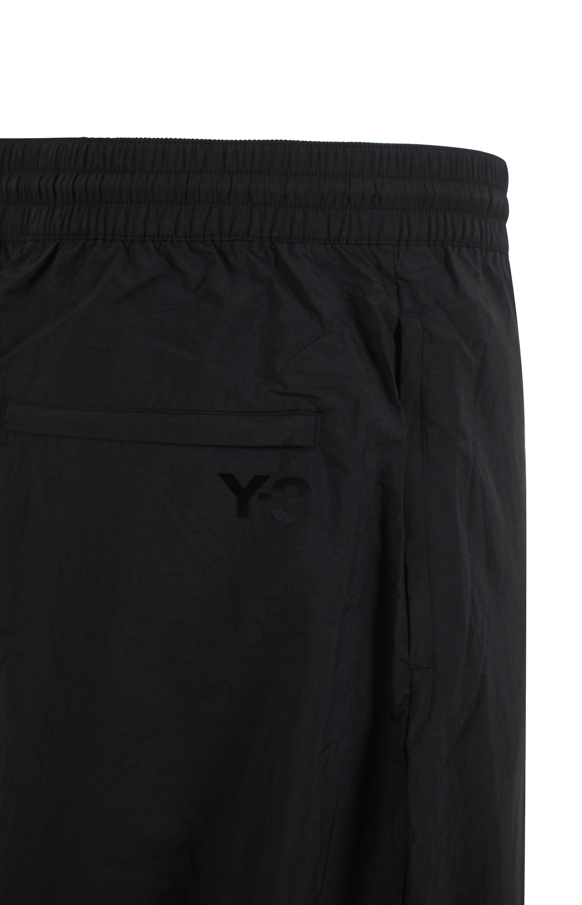 Y-3 Gradient 3 Stripes Nylon Track Tracksuit Bottoms in Black