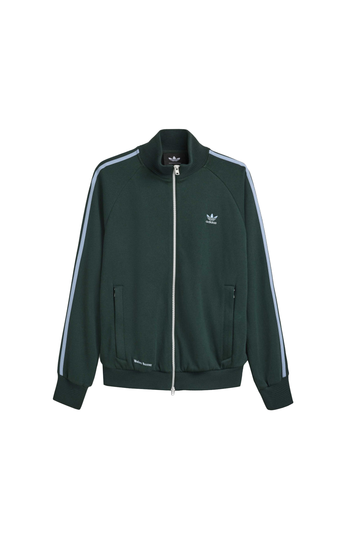 Adidas Originals x Wales Bonner 80s Track Jacket in Green — front view