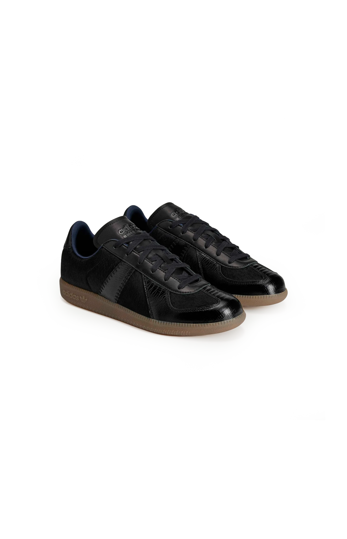 Adidas Originals x Wales Bonner Round-Toe Lace-Up Sneakers in Black — product photo 3