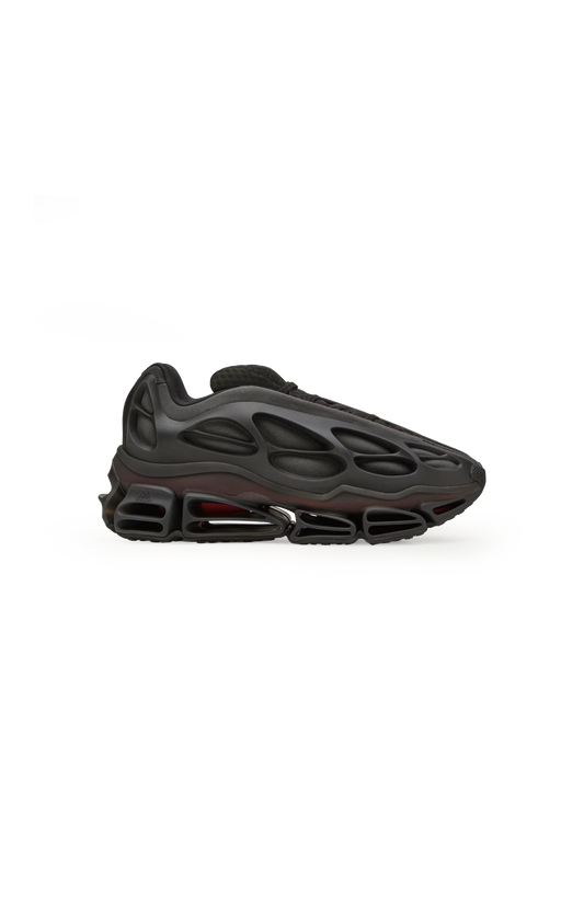 Adidas x Willy Chavarria Chavarria Megaride Bones Sneakers in Black — front view