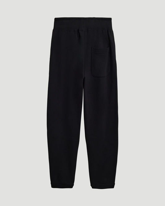 Cuffed Track Pant in Black