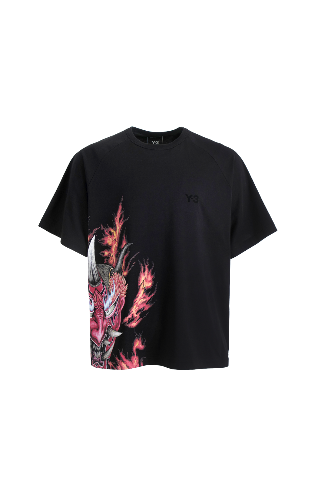Y-3 Black Graphic Short Sleeve T-Shirt