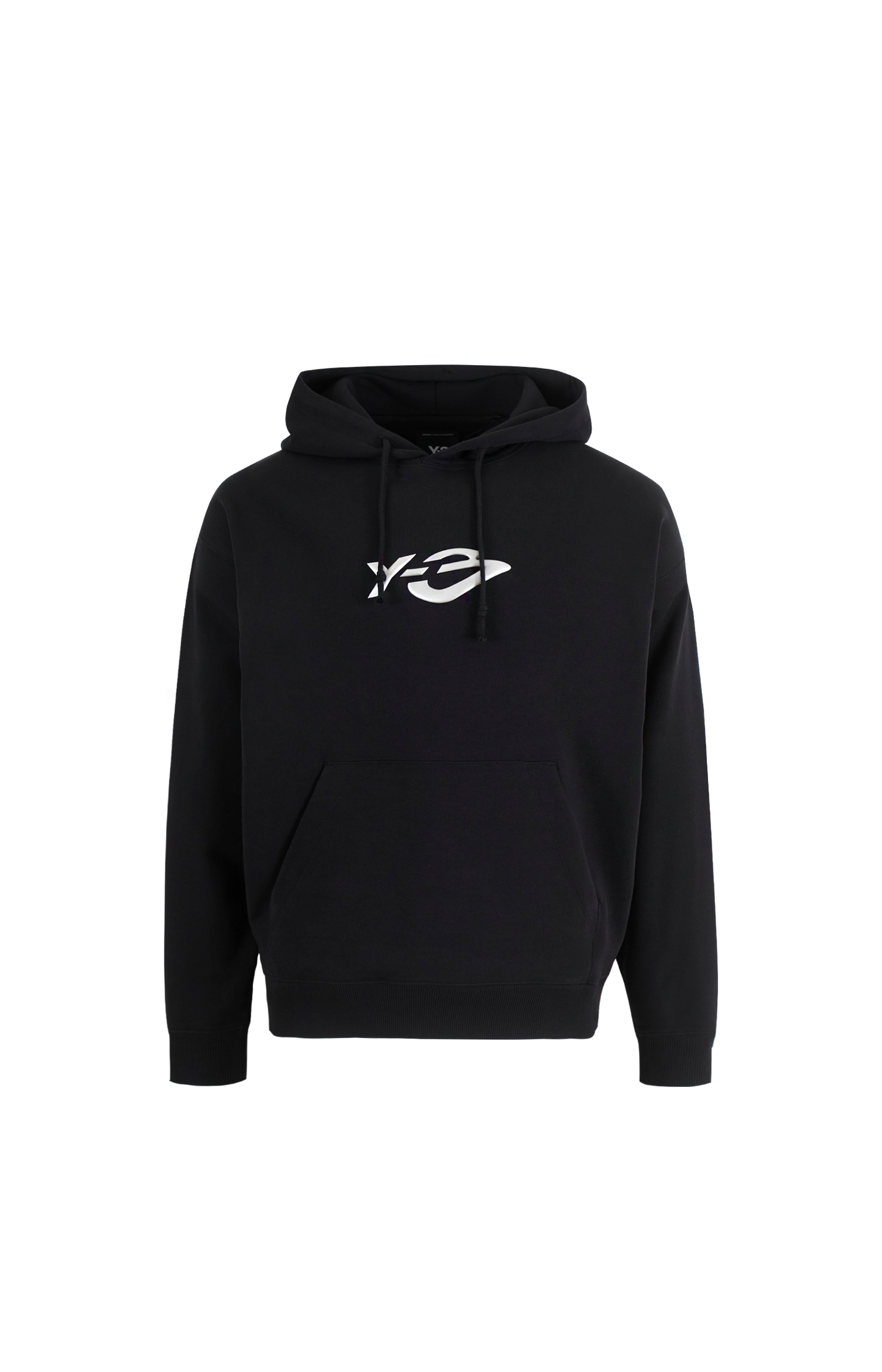 Y-3 French Terry Liquid Logo Hoodie in Black