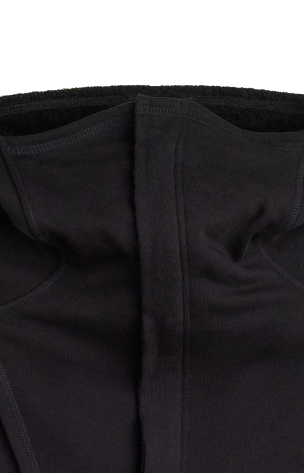 Frech Terry Ninja Hoodie in Black
