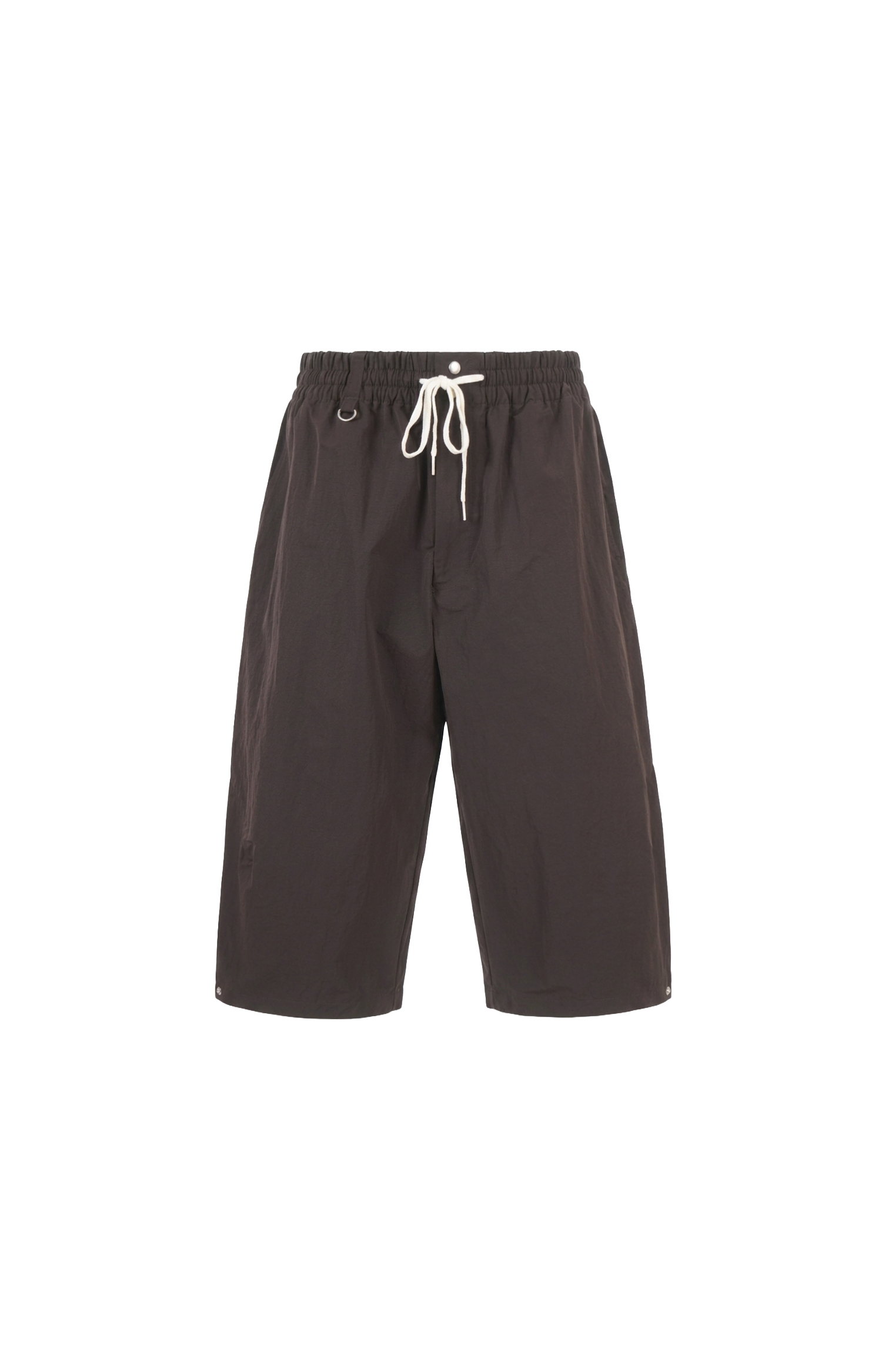 Adidas Originals x Wales Bonner Rip Shorts in Brown — front view