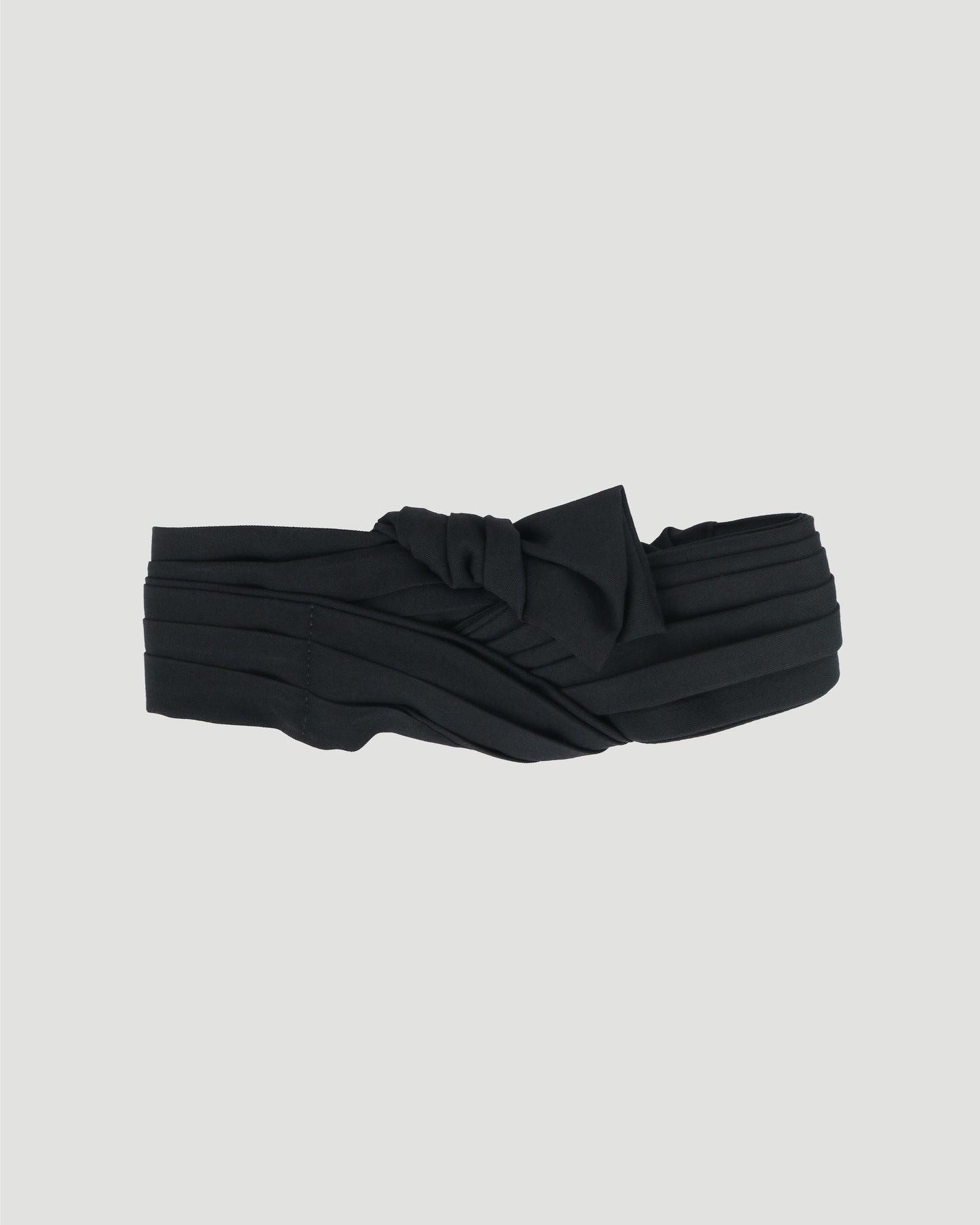 Turban headband in black