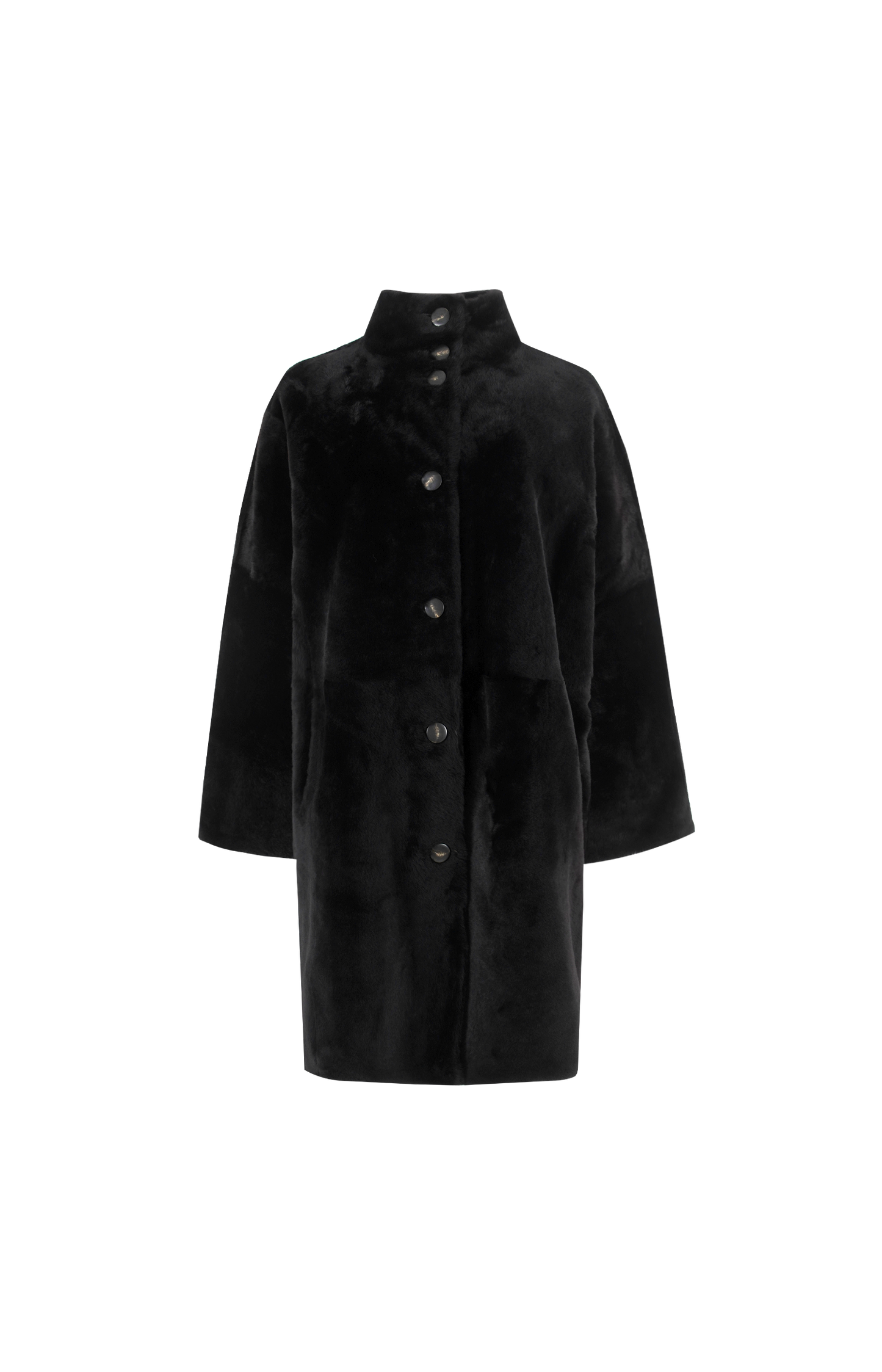 Reversible Oversized Lamb Shearling Coat