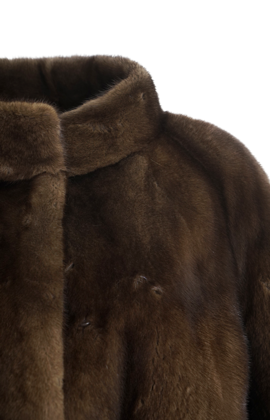 Long-Haired Mink Fur Jacket