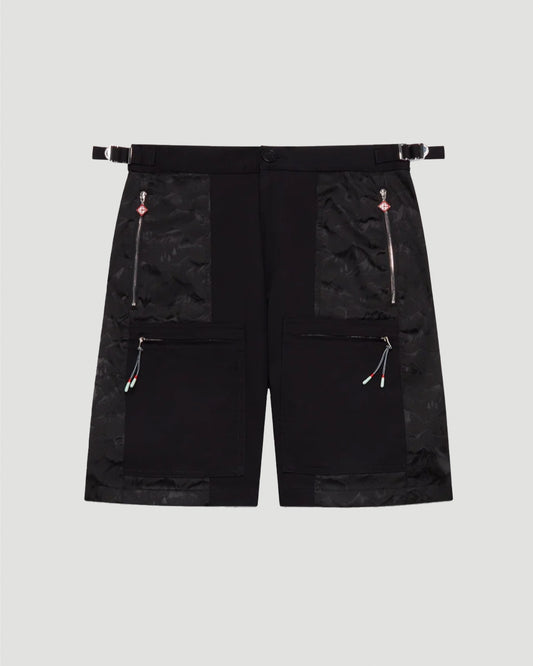 Nylon Mountain Camo Cargo Shorts
