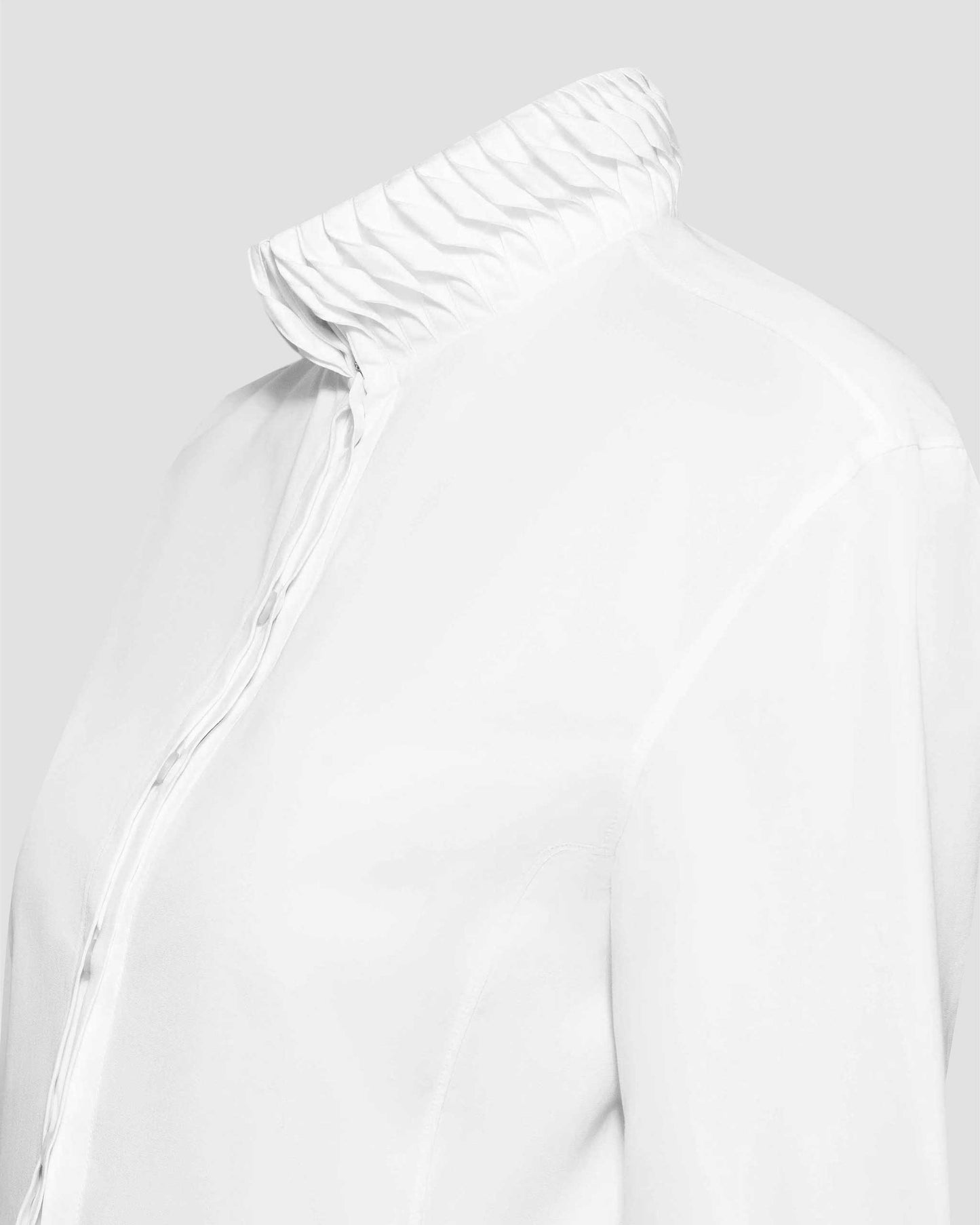 Cotton Poplin Cropped Blouse
