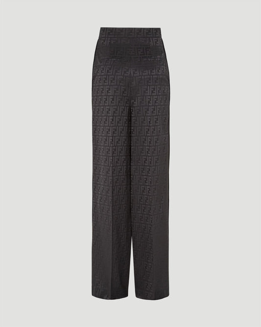 Silk Pants in Black