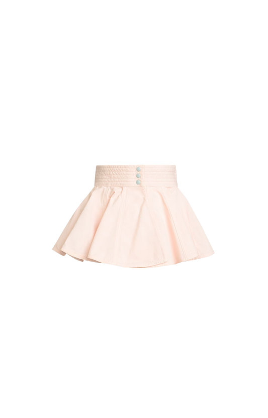Denim Peplum Belt