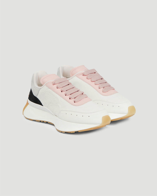 SPRINT RUNNER IN WHITE, GREY AND PINK