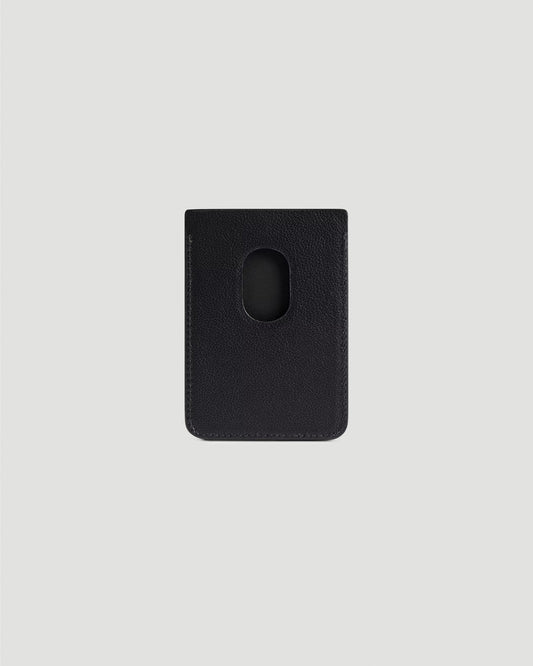 Credit Card Holder With Magnetic Closure in Black