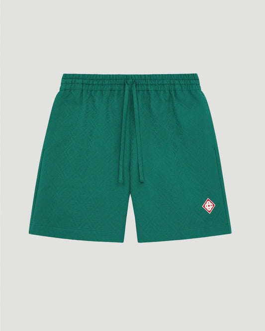 Cotton Monogram Jacquard Shorts