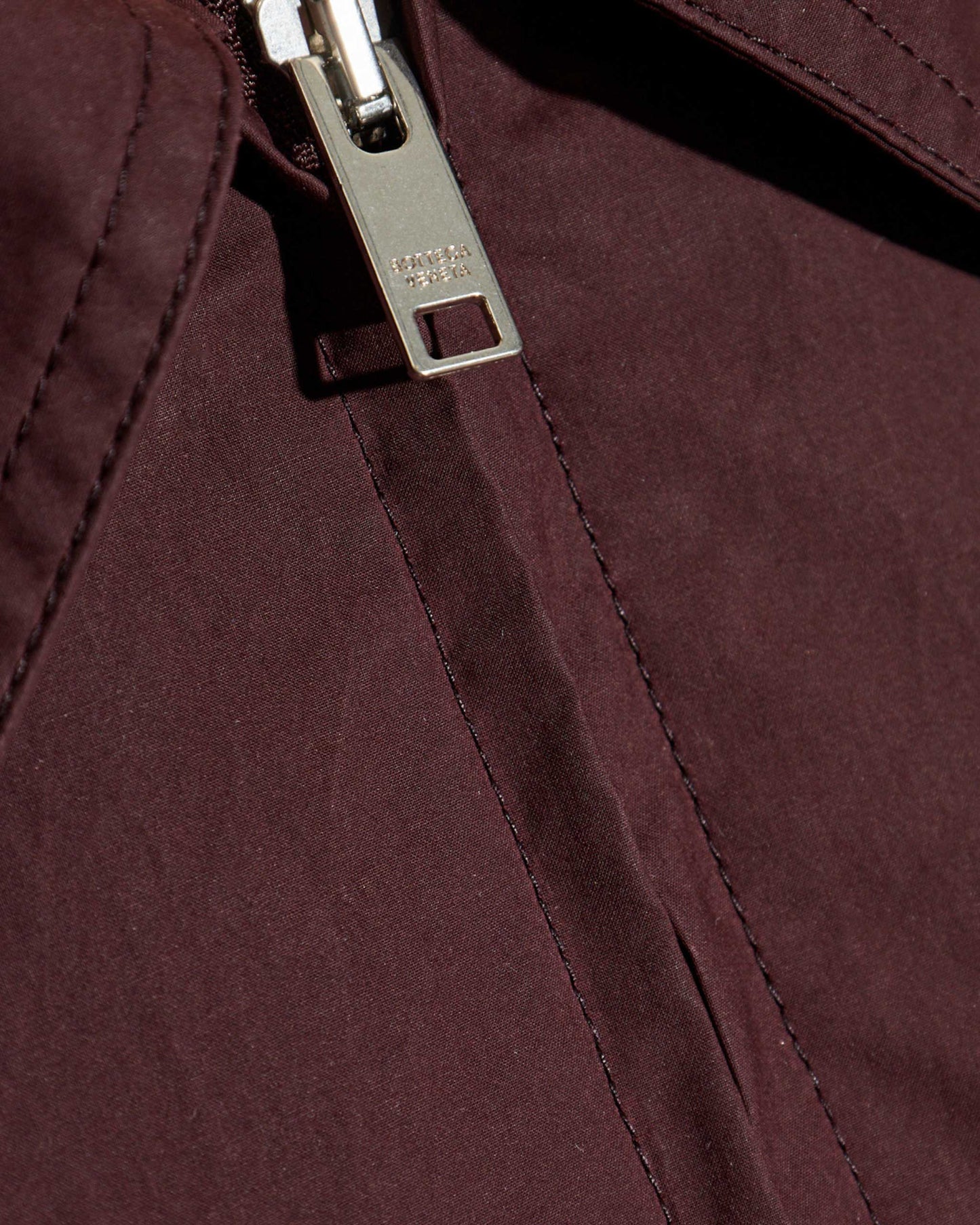 Resin-Coated Jacket in Burgundy