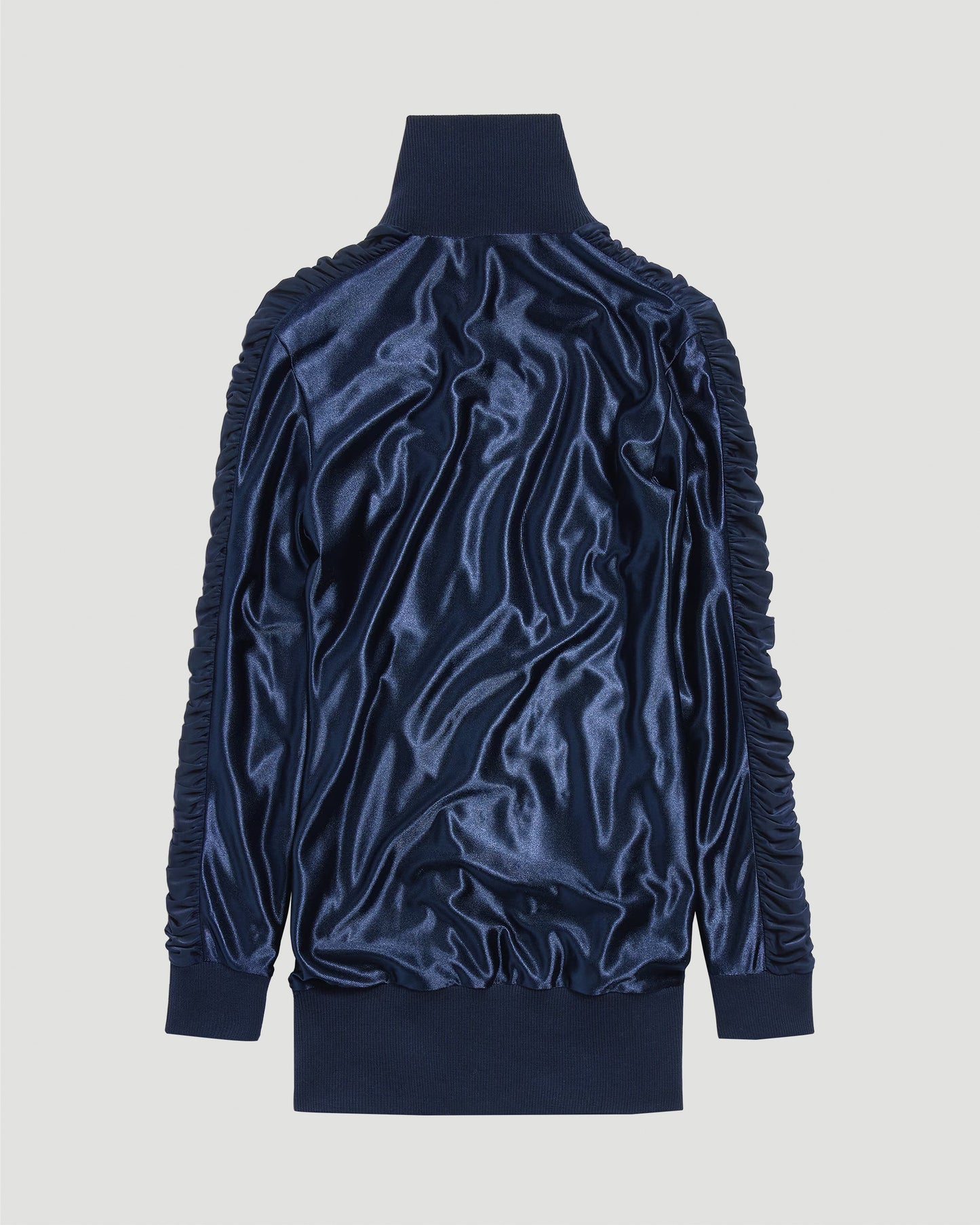 Fitted Tracksuit Dress in Dark Navy