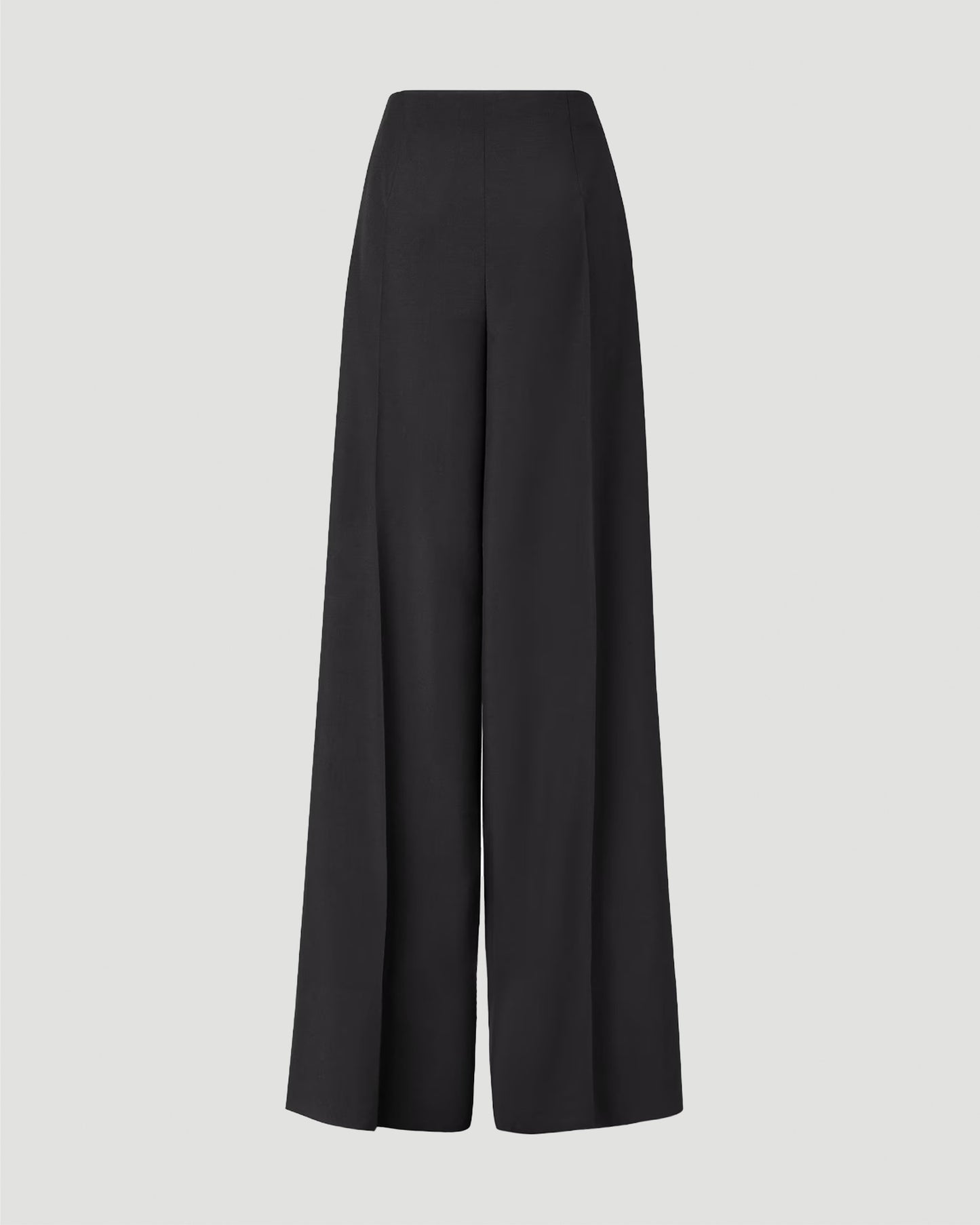 Mohair And Wool Trousers in Black