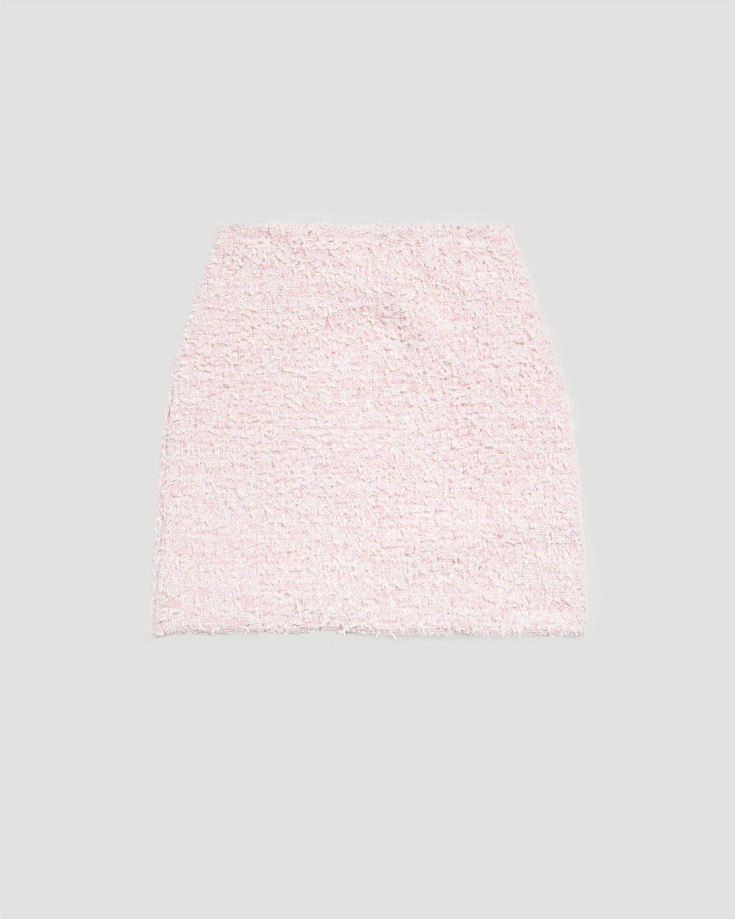 TWEED MINI SKIRT IN PINK