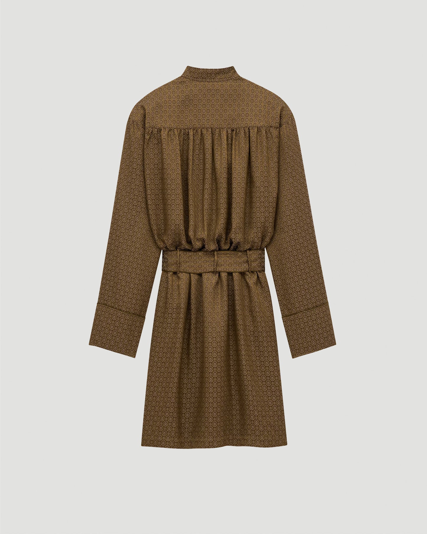 Dress in medallion jacquard