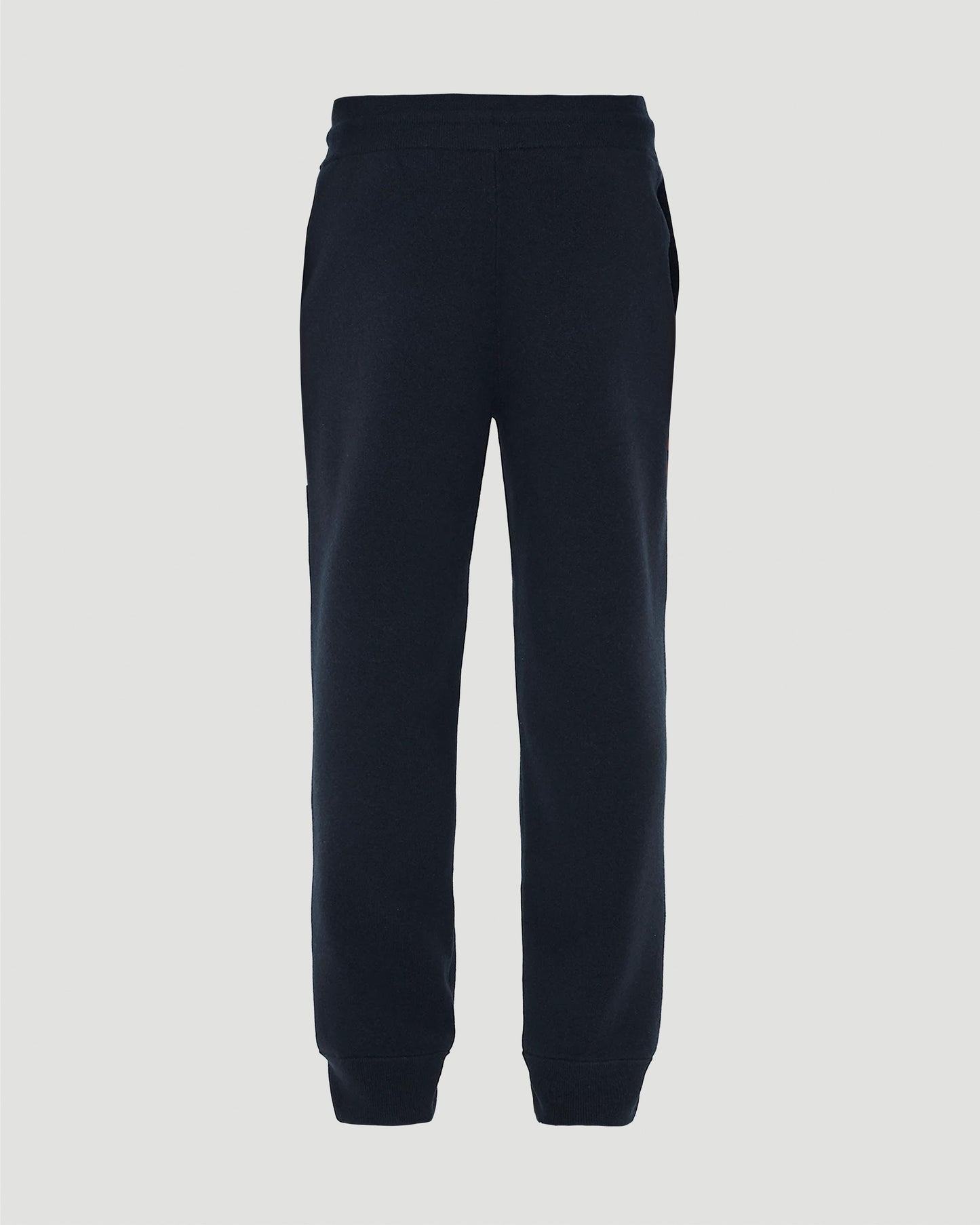 Cashmere Blend Jogging Pants in Navy