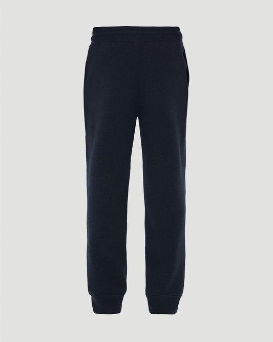 Cashmere Blend Jogging Pants in Navy