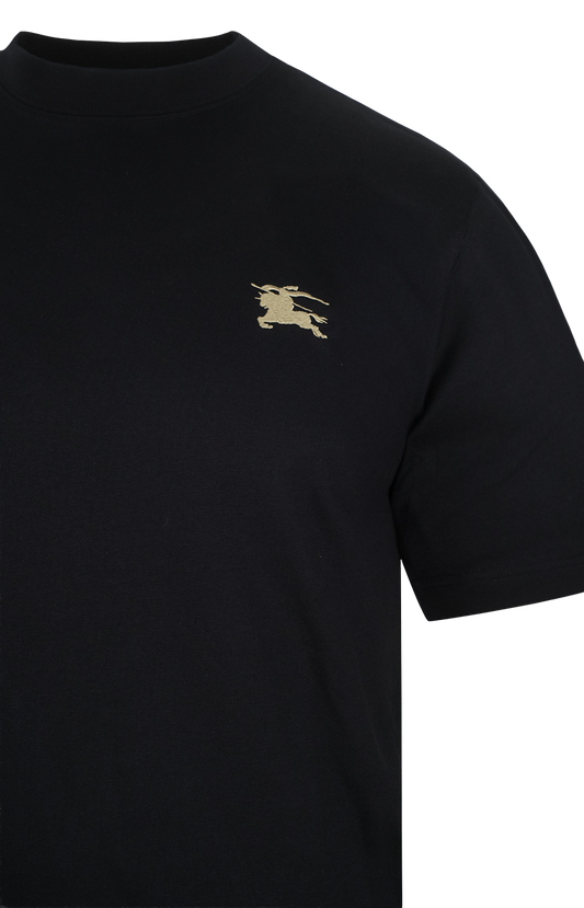 Black Cotton T-Shirt