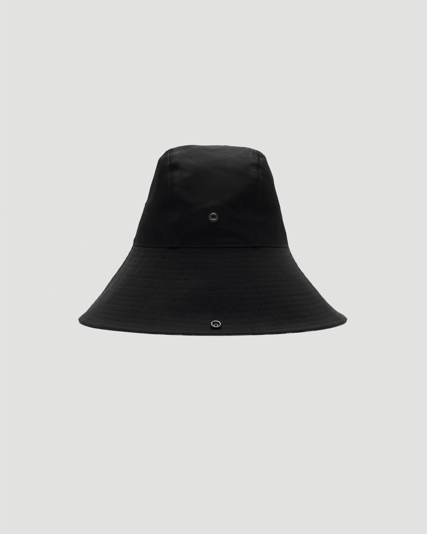 Check Brim Gabardine Hat