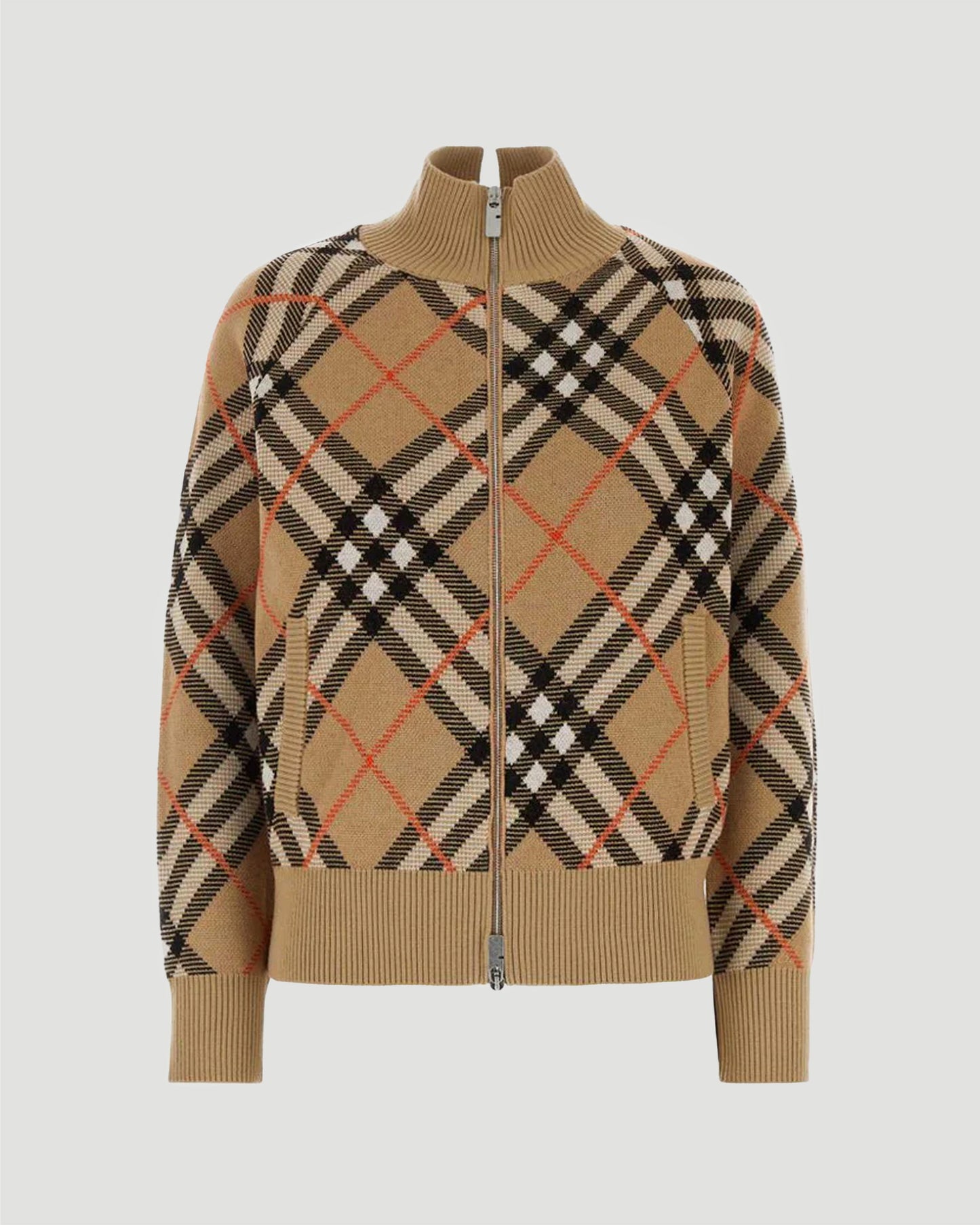 Knit Check Cardigan