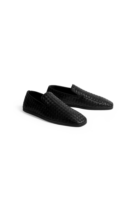 Palazzo Slipper in Black