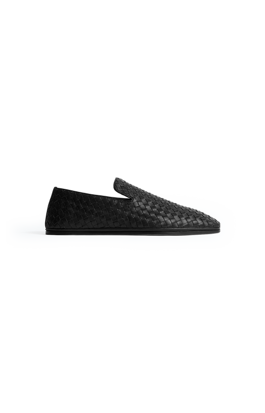 Palazzo Slipper in Black