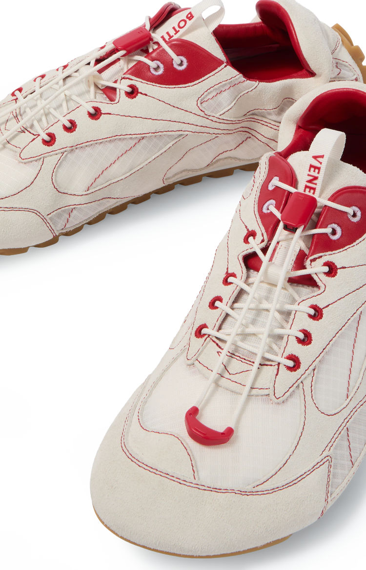 Orbit Flash Sneakers in Alabaster/Cardinal