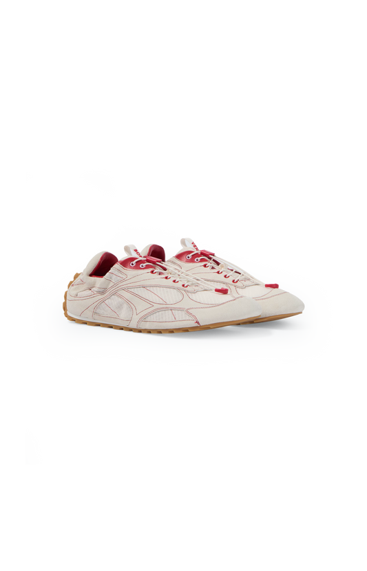 Orbit Flash Sneakers in Alabaster/Cardinal