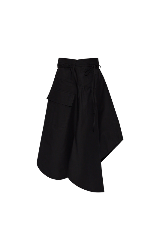Compact Cotton Toile Skirt