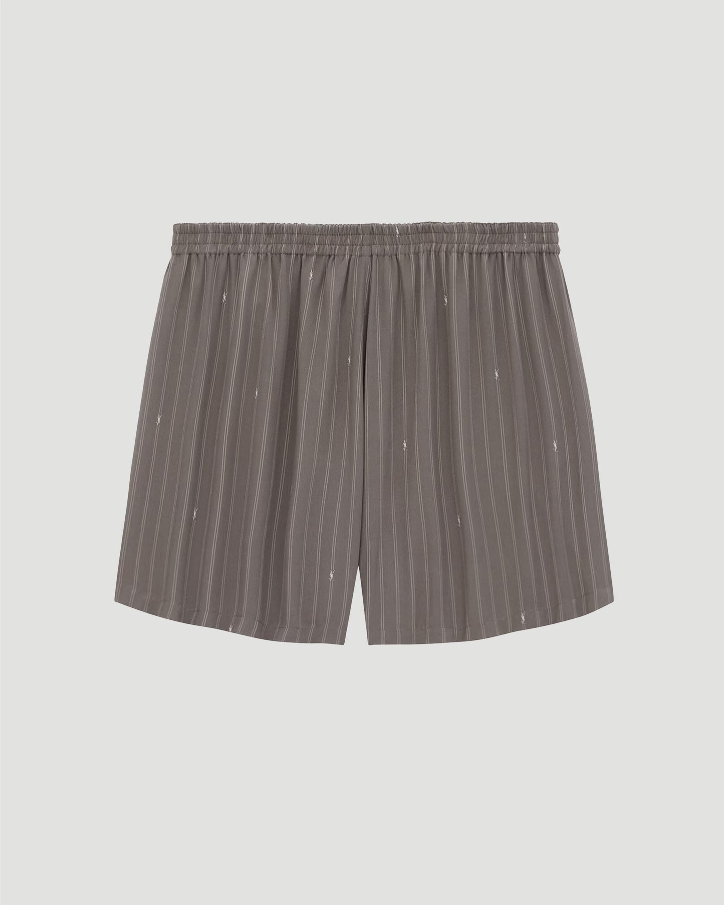 CASSANDRE SHORTS IN STRPED SILK CREPE DE CHINE