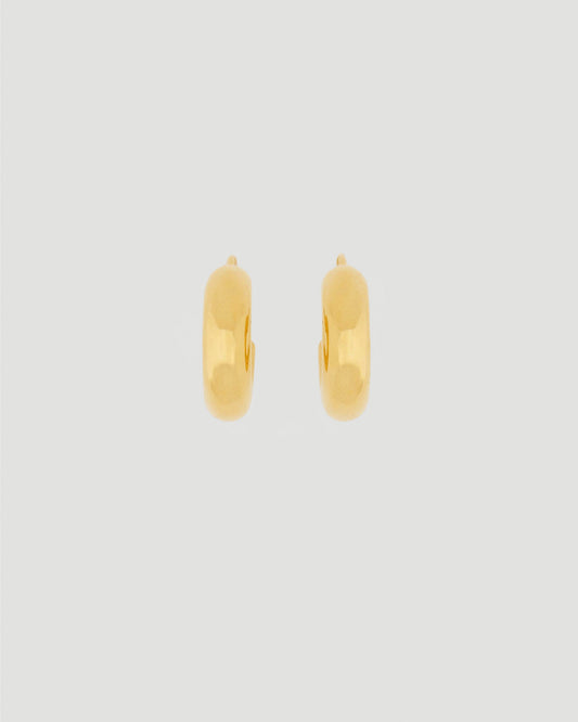 Handcrafted Brass Hoop Earrings