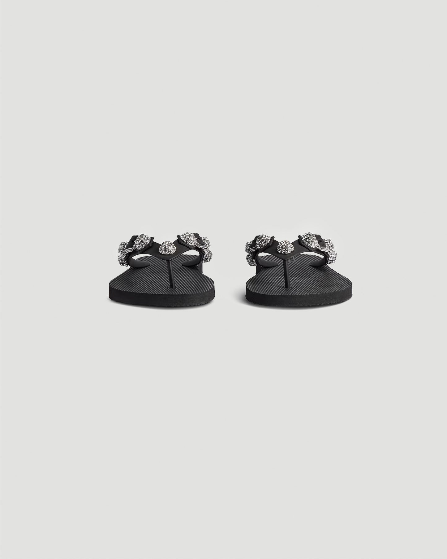Cagole Thong Sandal in Black