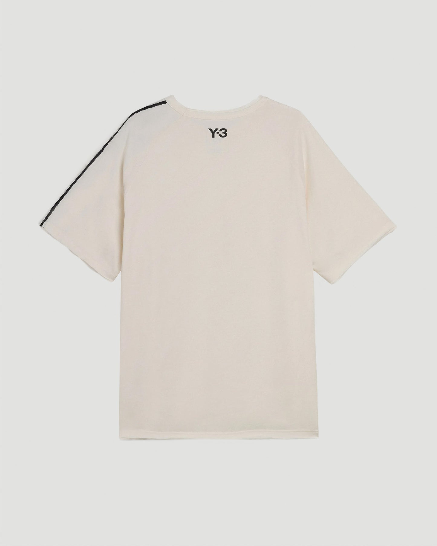 Raw Edge 3 Stripes Short Sleeve T-Shirt