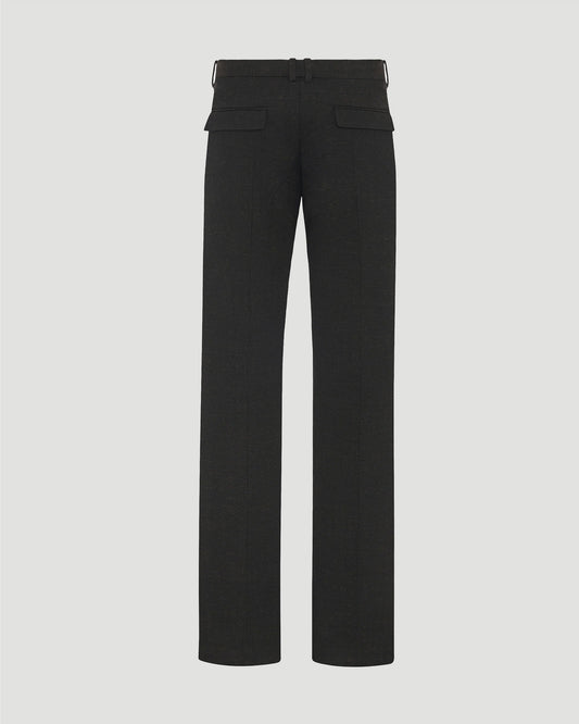 Selvie Pant in Dark Brown Melange