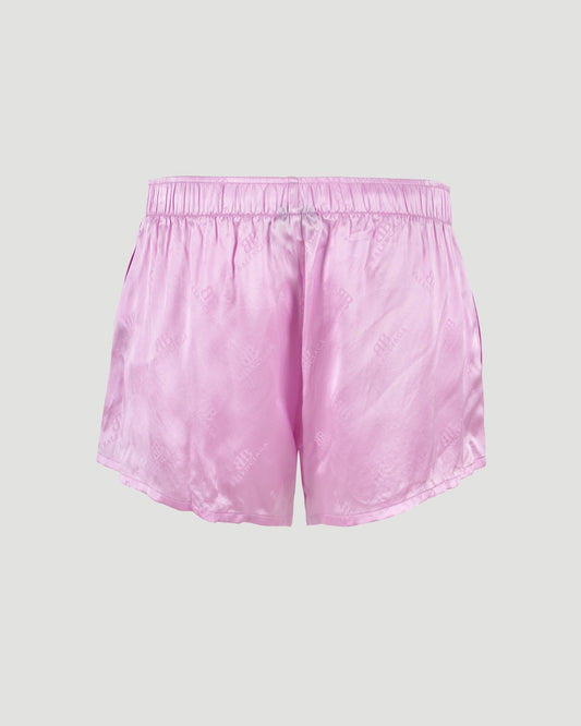 SILK SHORTS IN PINK
