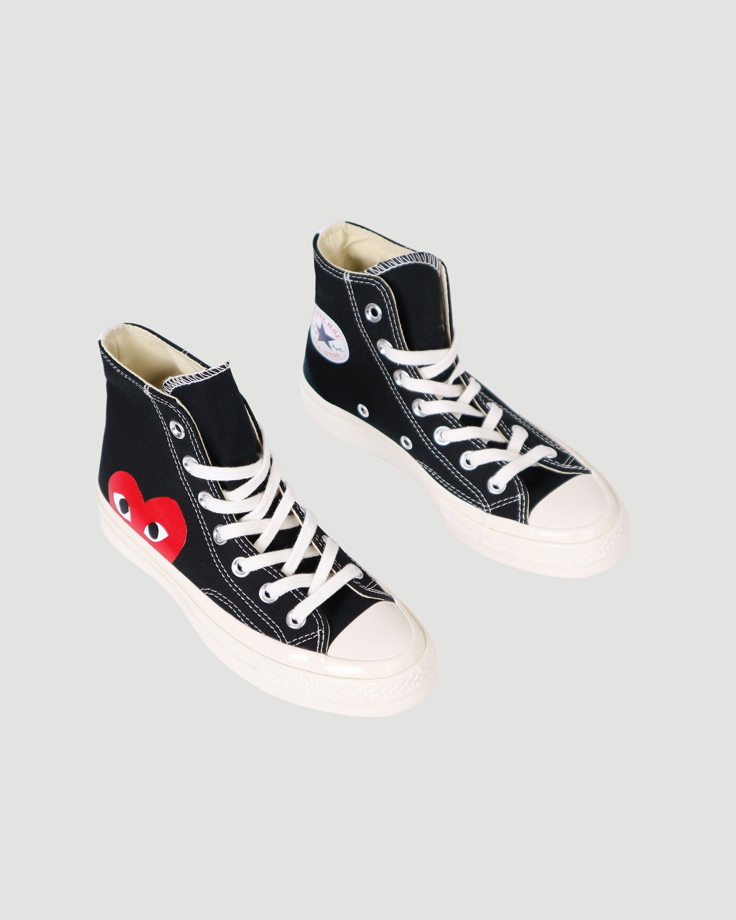 CONVERSE X COMME DES GARCONS PLAY HIGH TOP SNEAKERS