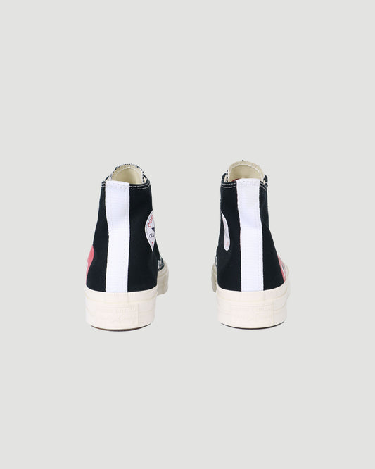 CONVERSE X COMME DES GARCONS PLAY HIGH TOP SNEAKERS