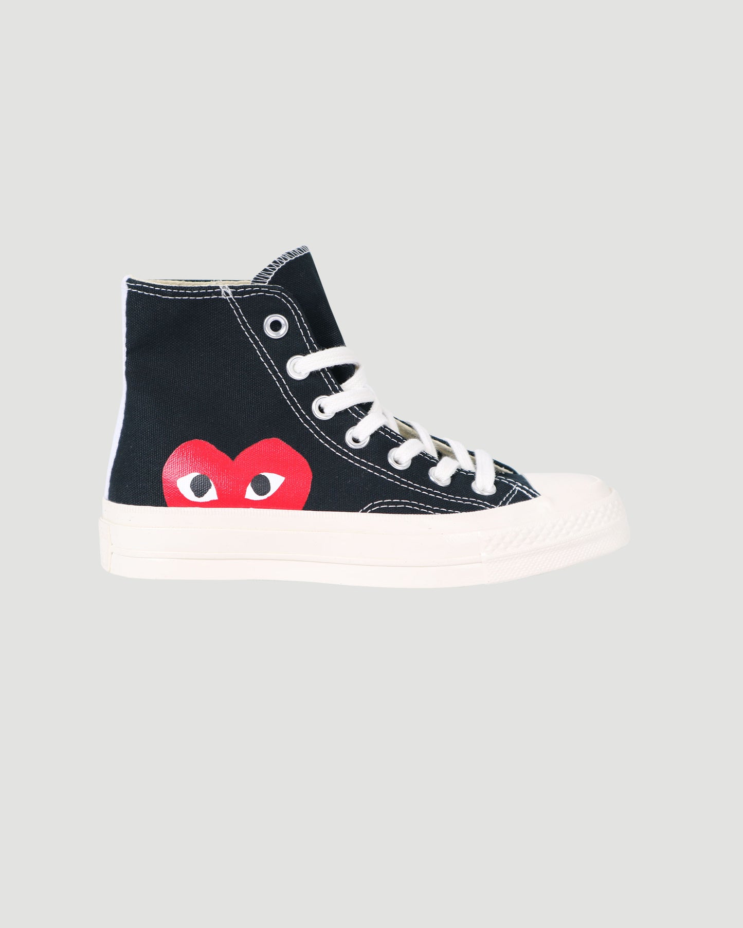CONVERSE X COMME DES GARCONS PLAY HIGH TOP SNEAKERS