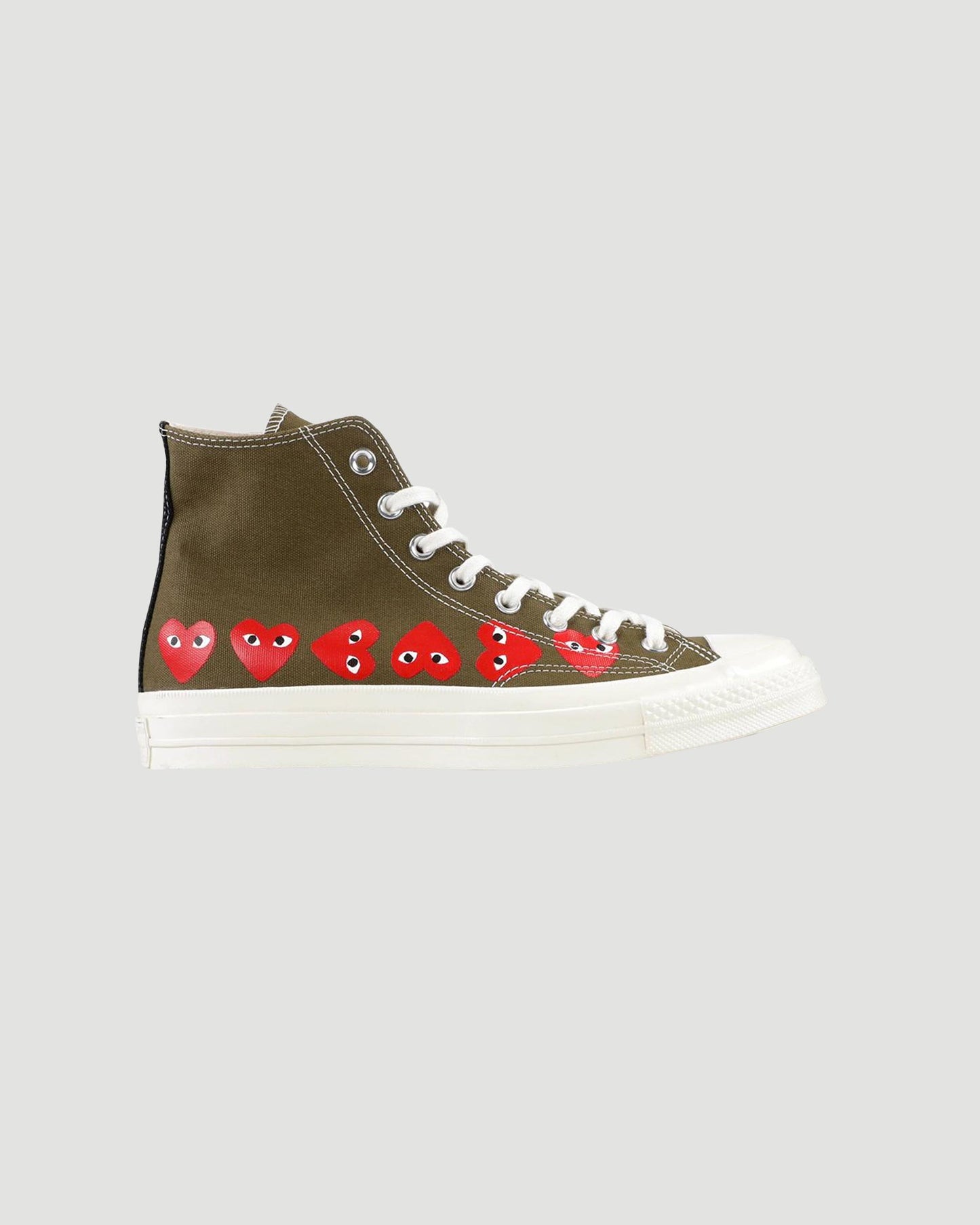 CONVERSE X COMME DES GARCONS PLAY HIGH TOP SNEAKERS