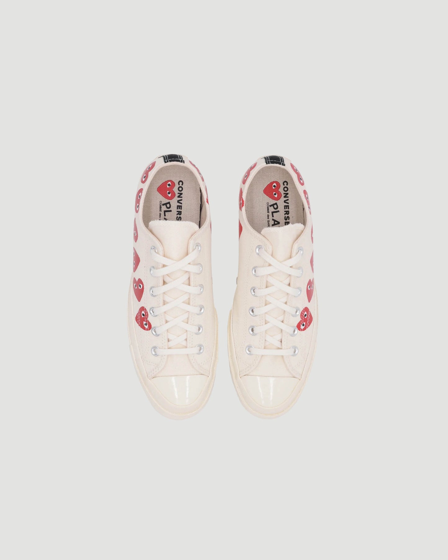 CONVERSE X COMME DES GARCONS PLAY Low top sneakers in white