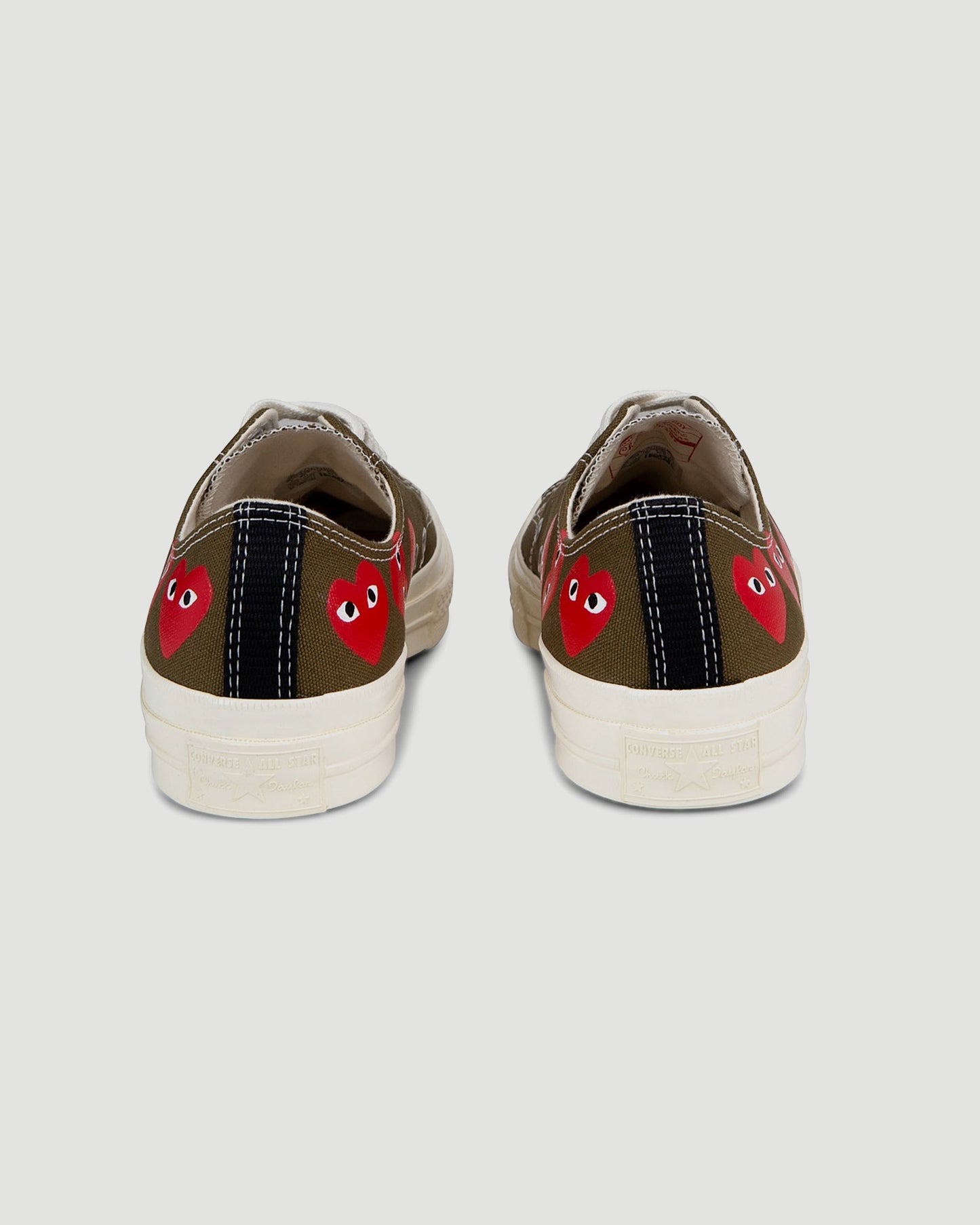 CONVERSE X COMME DES GARCONS PLAY Low top sneakers in khaki