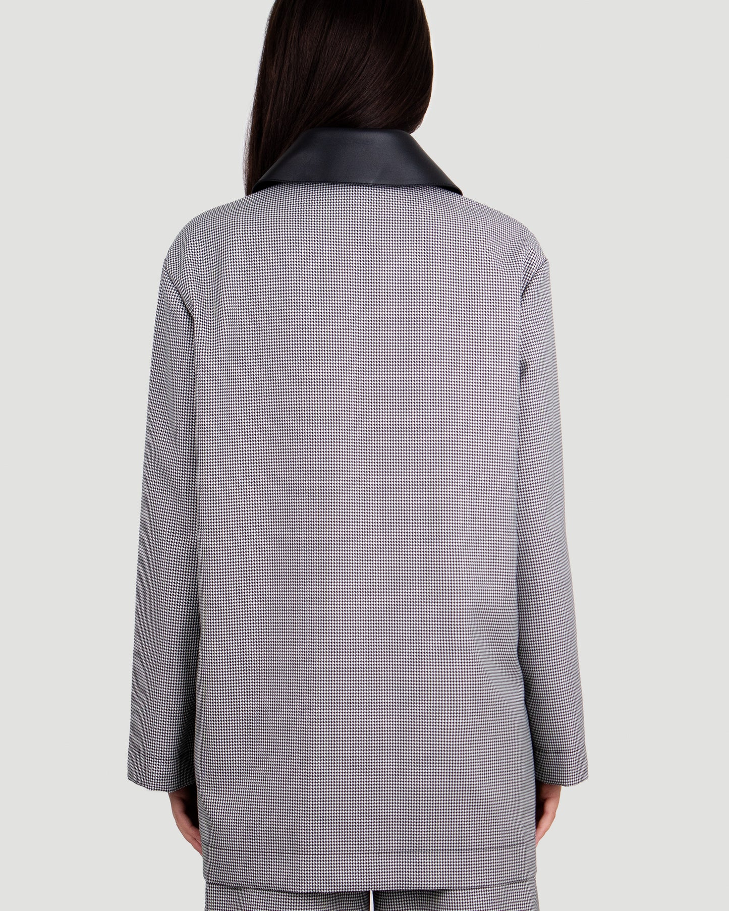 CIRCLE EMBROIDERED OVERSHIRT IN WOOL